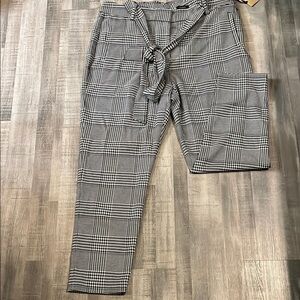 Houndstooth dress pants.